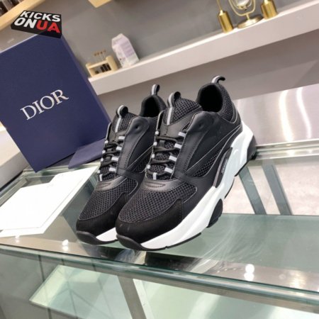 DIOR B22 SNEAKER BLACK TECHNICAL MESH AND CALFSKIN - CD102