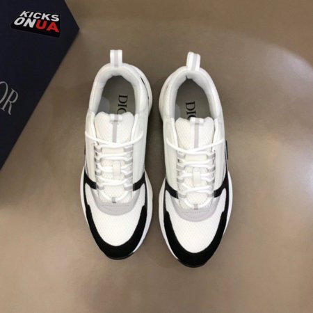 DIOR B22 SNEAKER WHITE BLACK - CD99