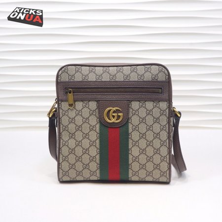 Gucci Ophidia GG Shoulder Bag Beige/Ebony