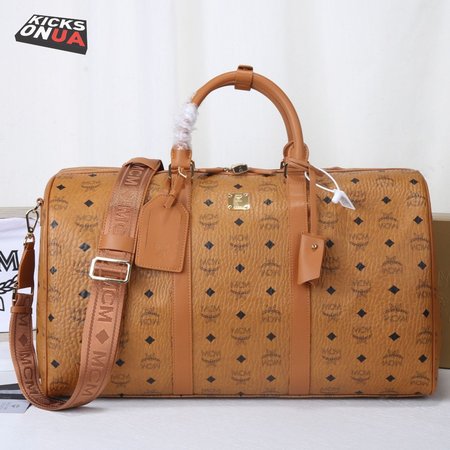 MCM Ottomar Weekender Bag in Visetos