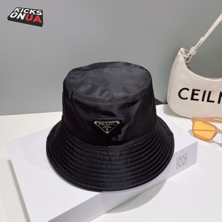 Prada Re-Nylon Bucket Hat Black Cap