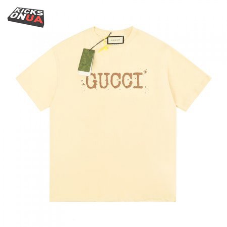 Gucci Autumn And Summer Foam Printing Limited New T-shirt