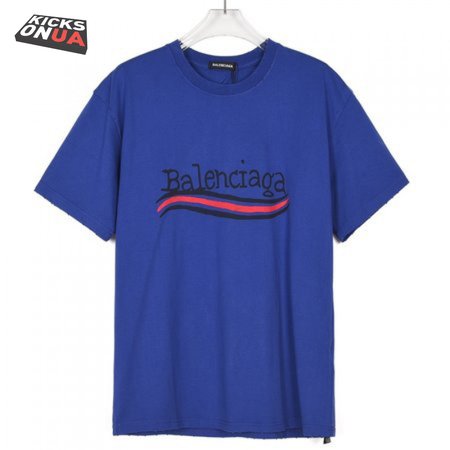 Balenciaga Political Embroidered Cotton t-shirt