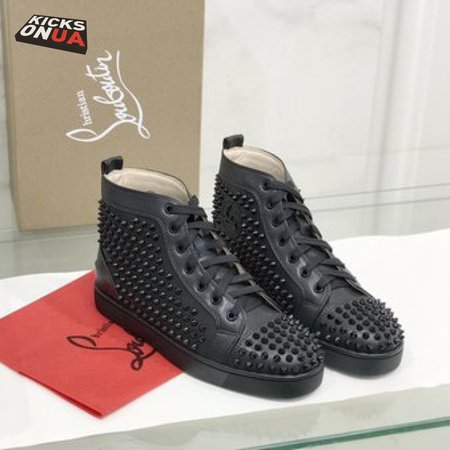 Christian Louboutin Spikes High Black