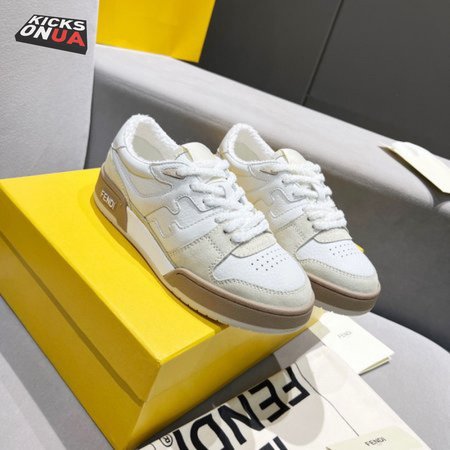 FENDI MATCH SUEDE & LEATHER SNEAKER