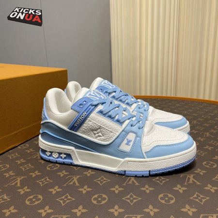 Trainer Low White Blue