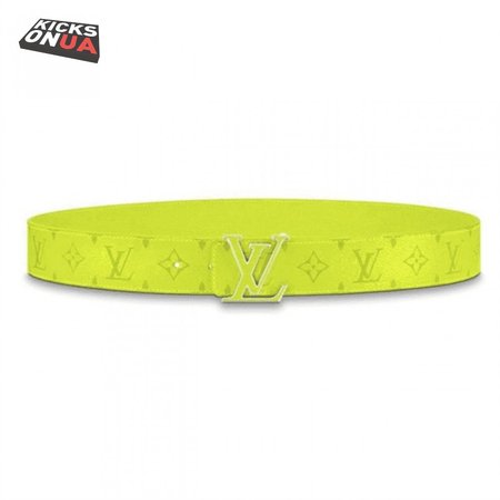 men's initiales 40mm reversible belt yellow - b128