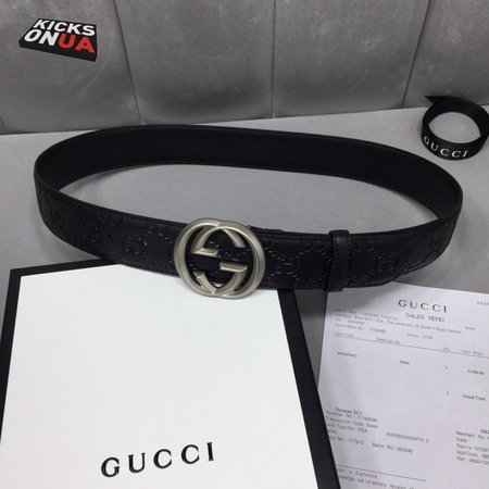 gucci belt 40mm Silver