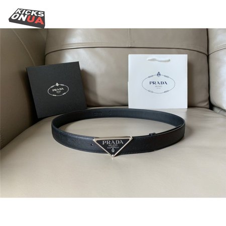 Prada saffiano 30mm leather belt