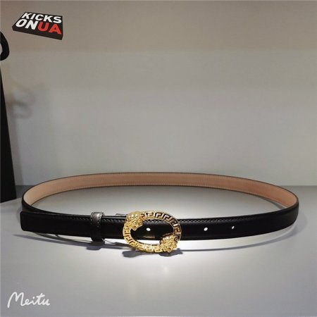 versace 2.0 collar buckle rivet belt