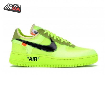 Off-White x Air Force 1 Low 'Volt' Size 36-46