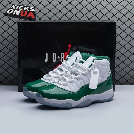 Jordan 11 Retro White Green CT8012-113 Size 40-48.5