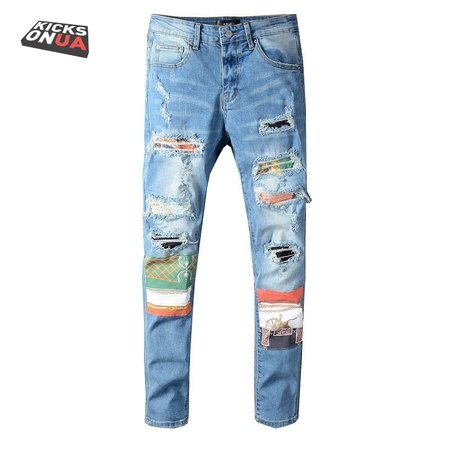 Amiri Design Jeans Blue