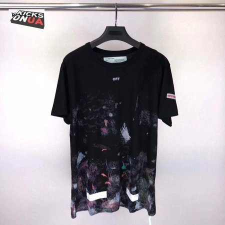 Off White Galaxy Brushed Tee