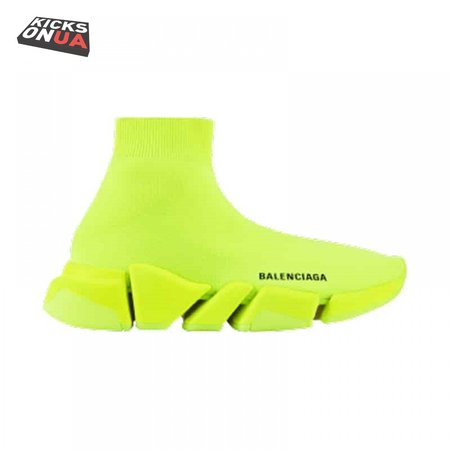 BALENCIAGA MEN'S SPEED 2.0 SNEAKER IN YELLOW - BB140