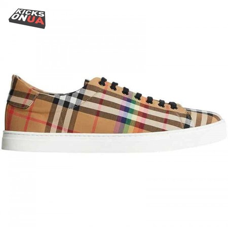 BURBERRY RAINBOW VINTAGE CHECK TRAINERS - BBR15