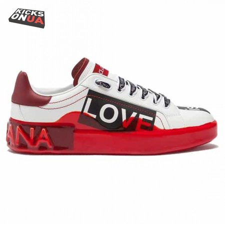 DOLCE & GABBANA PORTOFINO MELT SNEAKERS IN PRINTED NAPPA CALFSKIN - DG16