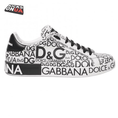 DOLCE & GABBANA LOGO PRINT SNEAKERS - DG13