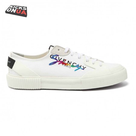 GIVENCHY TENNIS LOGO-EMBROIDERED SNEAKER - GVC39